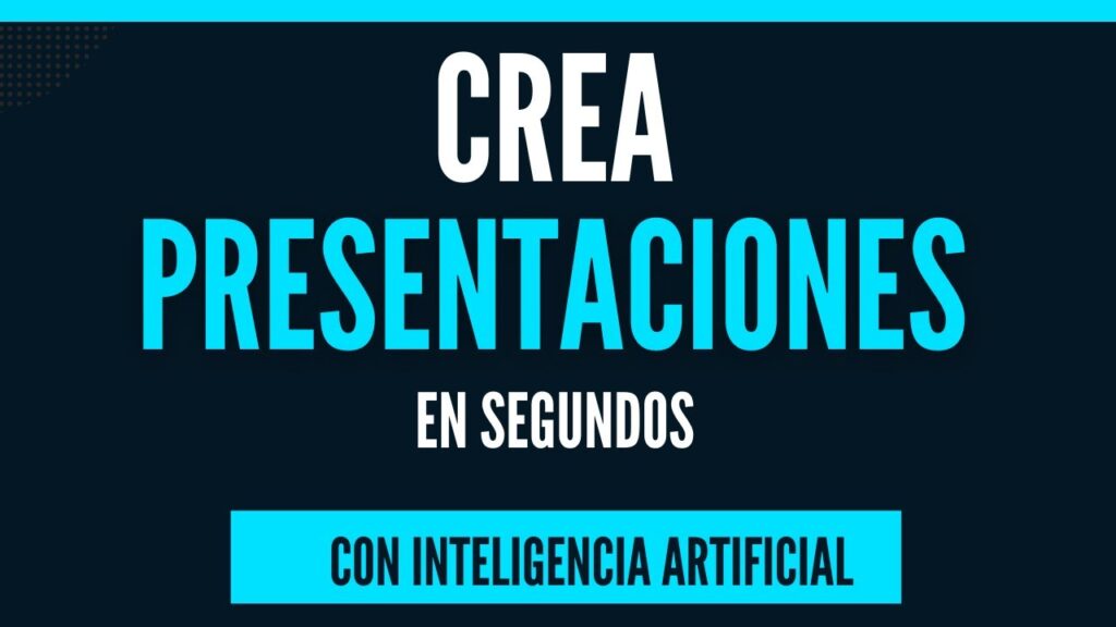 Cómo hacer presentaciones fácilmente con inteligencia artificial -  Diapositivas fácil y rápido