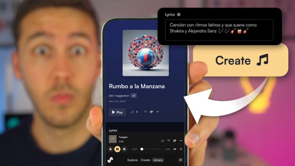 Crear CANCIONES con IA GRATIS y pasa el TEXTO a MÚSICA 🎶