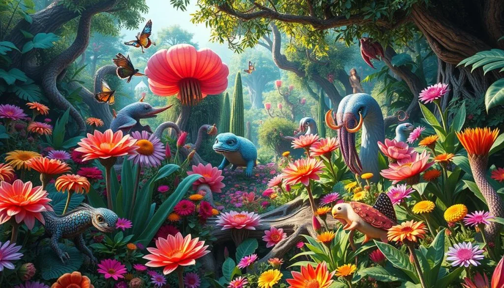 Mejores Prompts para Crear Ilustraciones de Flora y Fauna con IA